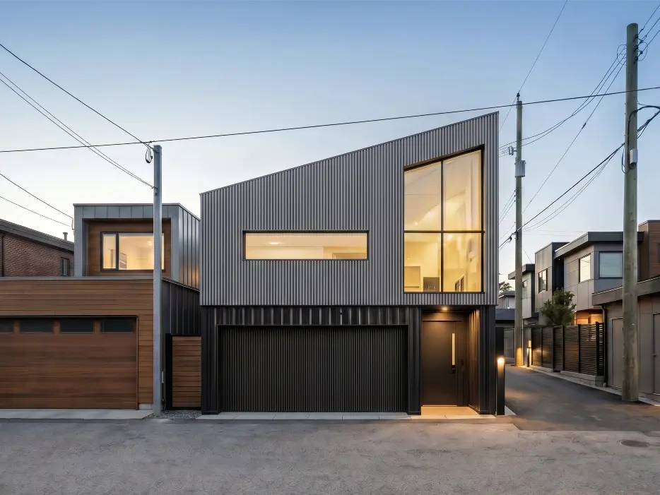 Laneway house exterior, Vancouver